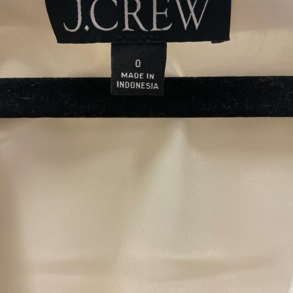 J. Crew White Lien Vest ) - Picture 3 of 3